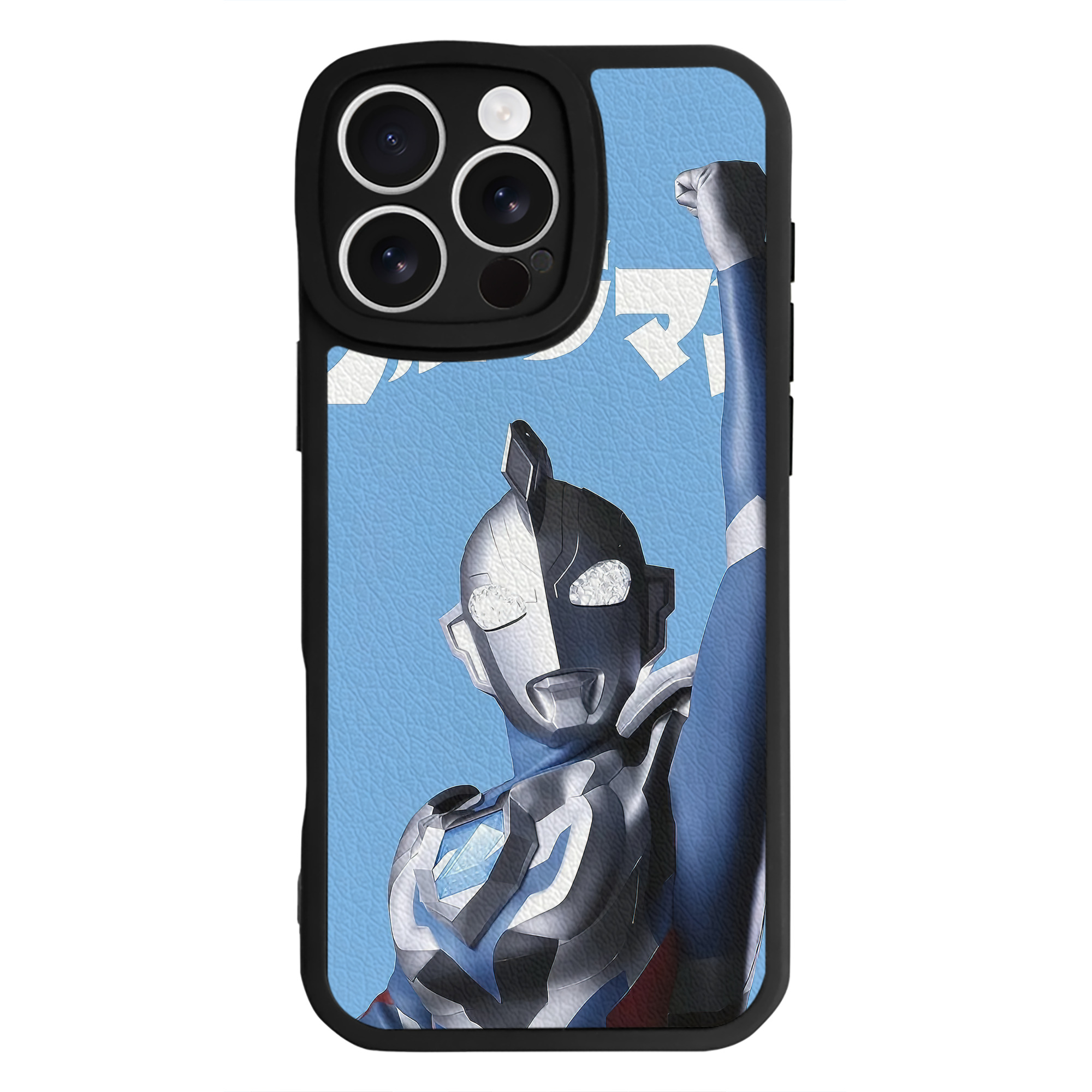 （画像用） ウルトラマン Ultraman 【iPhone 16シリーズ対応】シリコンスマホケース（レザー調） 材質：シリコン